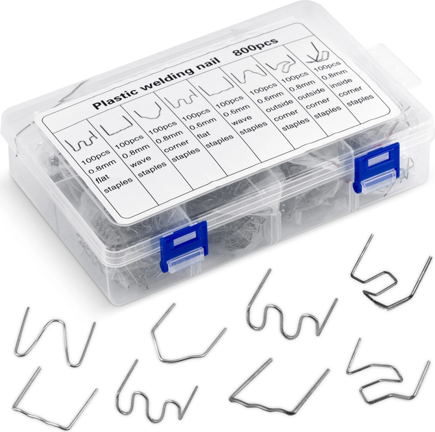 Zestaw zszywek do spawarki Humberg do plastiku 800 szt (5903890622466) - obraz 2