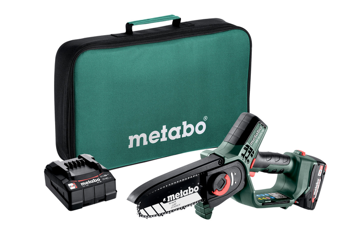 Аккумуляторная пила по дереву Metabo MS 18 LTX 15 18V 1x2Ah Li-Power + ЗУ SC 36 + Сумка для инструмента (600856500) - изображение 2
