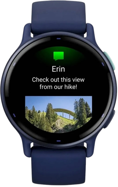 Smartwatch Garmin Vivoactive 5 42.2 mm Blue (010-02862-12) - obraz 2