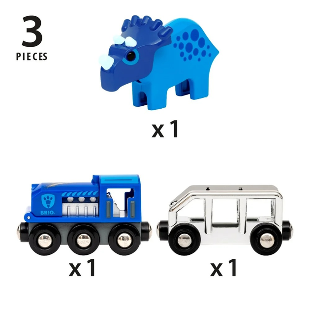 Ігровий набір Ravensburger Brio Спеціальний поїзд «Діно» 36111 (7312350361117) - зображення 6