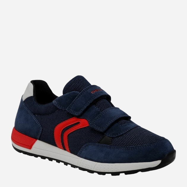 Buty sportowe chłopięce na rzepy Geox J159EA01422-C0735 34 Granatowe z czerwonym (8050036056450) - obraz 2