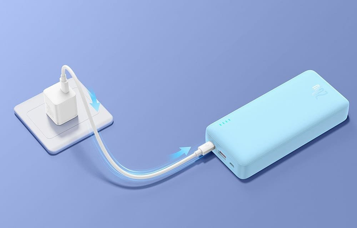 Powerbank Baseus Airpow 20000 mAh 20W Blue (6932172648695) - obraz 5