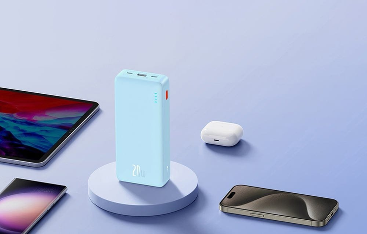 Powerbank Baseus Airpow 20000 mAh 20W Blue (6932172648695) - obraz 6
