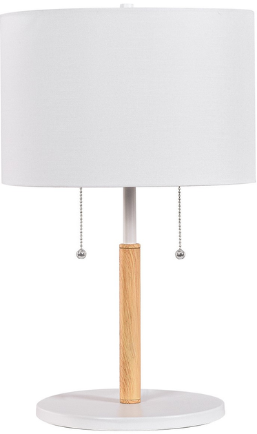 Lampa stołowa Light Prestige Fogo 2xE27 Biała (LP-0304/2T WH) - obraz 1