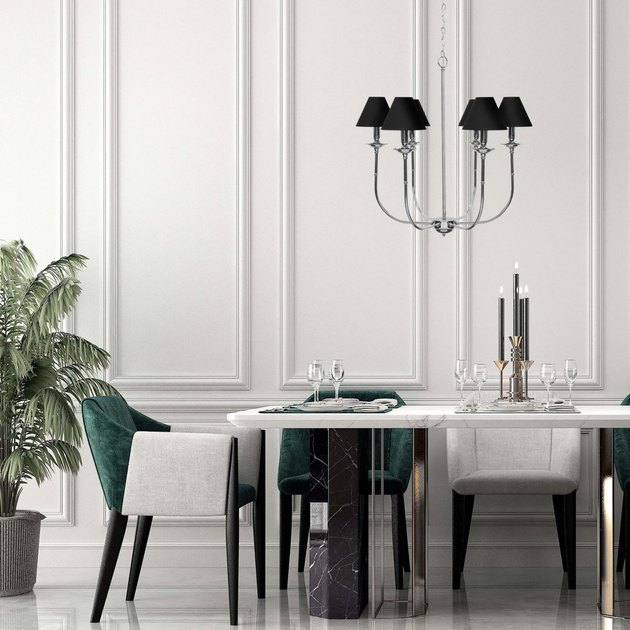 Lampa wisząca Light Prestige Glamour 6xE14 Silver (LP-979/6P) - obraz 2