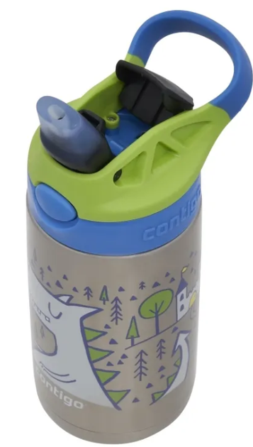 Butelka na wodę Contigo Easy Clean Matcha Dragon stalowa 380 ml (840276163609) - obraz 2