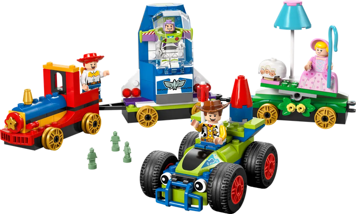Zestaw klocków LEGO Disney Toy Story Wieczorny pociąg i samochód sterowany radiem 206 elementów (43264) - obraz 2