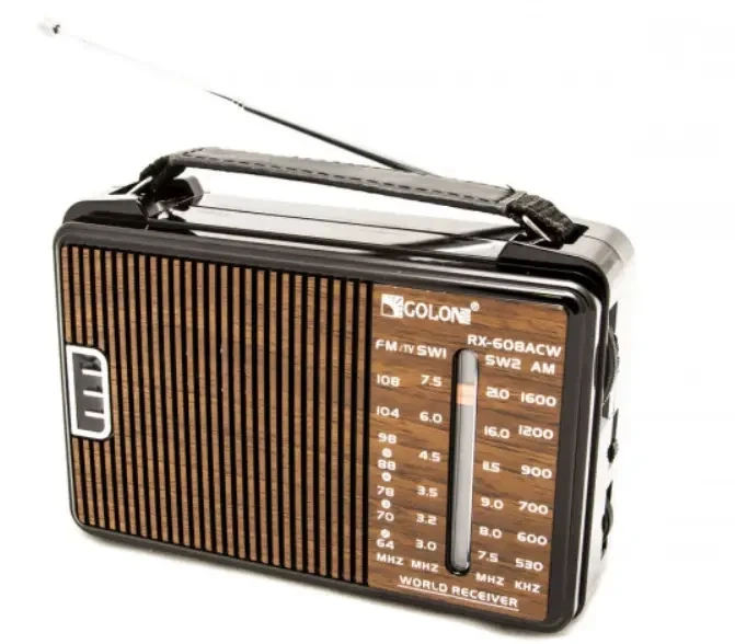Портативный радиоприёмник Golon RX-608ACW с mp3 плеером от сети 220 Вт и батареек 2319 - Фото 3 Портативный радиоприёмник Golon RX-608ACW с mp3 плеером от сети 220 Вт и батареек 2319 - изображение 3