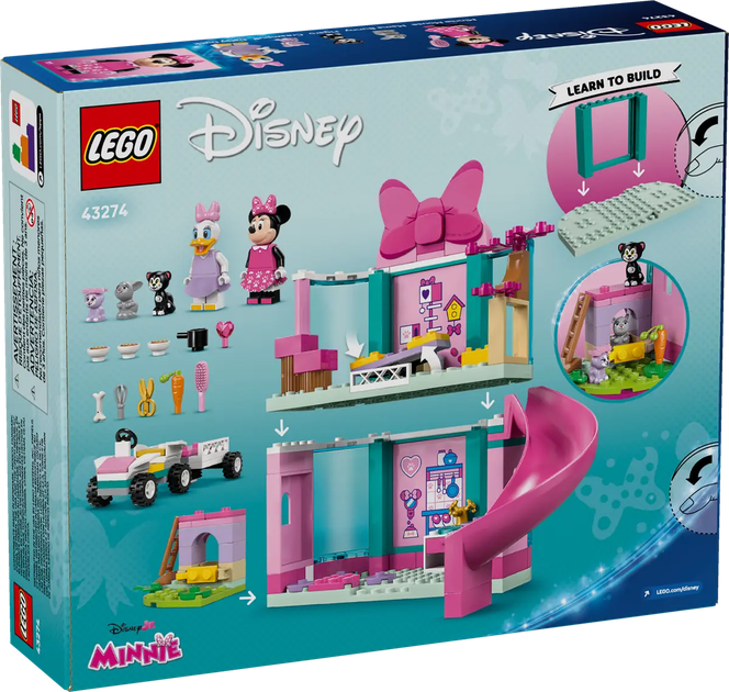 Конструктор LEGO Disney Готель для домашніх тварин Мінні 161 елемент (43274) - зображення 6