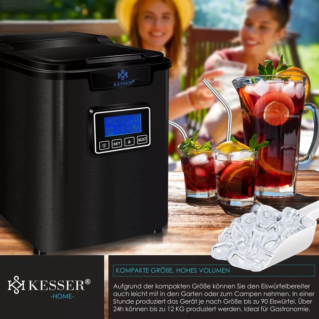 Льдогенератор KESSER 150 Вт 2,2 л 12 кг/24ч - изображение 4