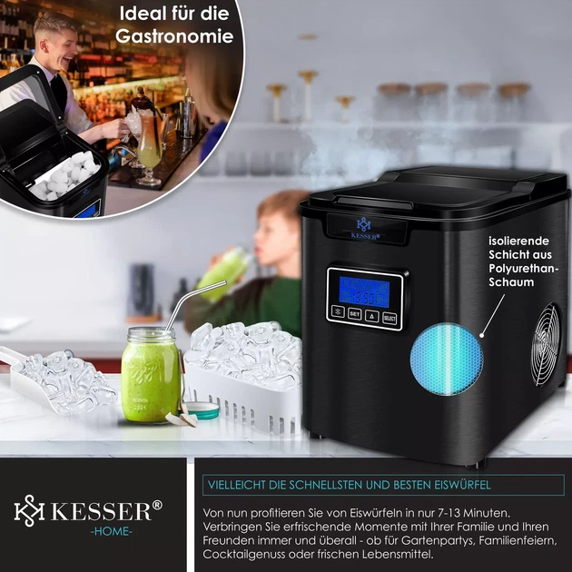 Льдогенератор KESSER 150 Вт 2,2 л 12 кг/24ч - изображение 5