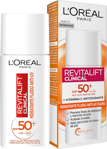 Krem do twarzy z filtrem SPF L'Oreal Paris Revitalift Clinical Anti-Uv nawilżający 50 ml (3600524069681) - obraz 2