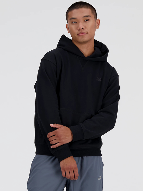 Bluza męska z kapturem New Balance Athletics MT41534 L Czarna (197375338323) - obraz 1