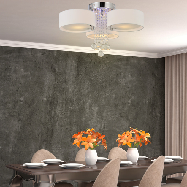Lampa sufitowa Light Prestige Gambela LP-991/3C WH - obraz 5