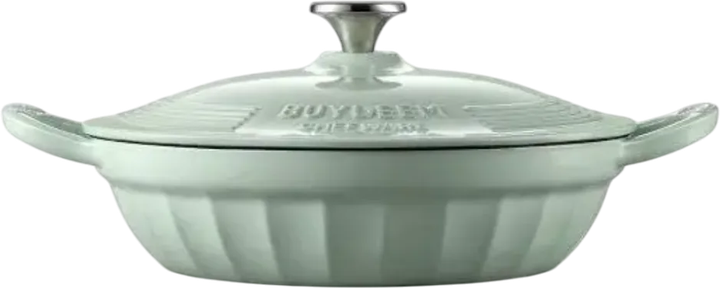 Гусятниця Buydeem чавунна емальована Cozy Greenish 3.3 л (6950386607802) - зображення 1