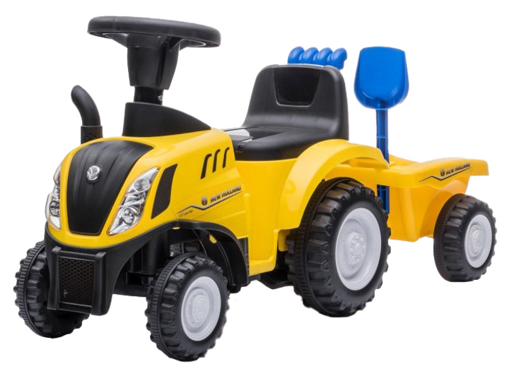 Толокар Lean Cars Трактор New Holland 658T Жовтий (5904204757102) - зображення 1