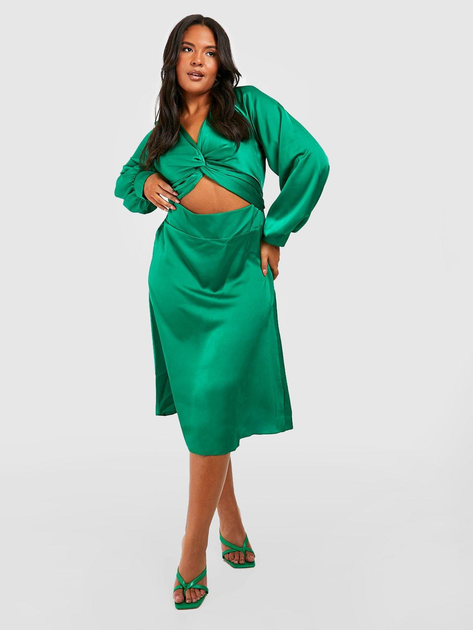 Сукня міді літня жіноча Boohoo GD-00188159 28 Зелена від Rozetka на платформі USKIDKA Акція на Сукня міді літня жіноча Boohoo GD-00188159 28 Зелена від Rozetka