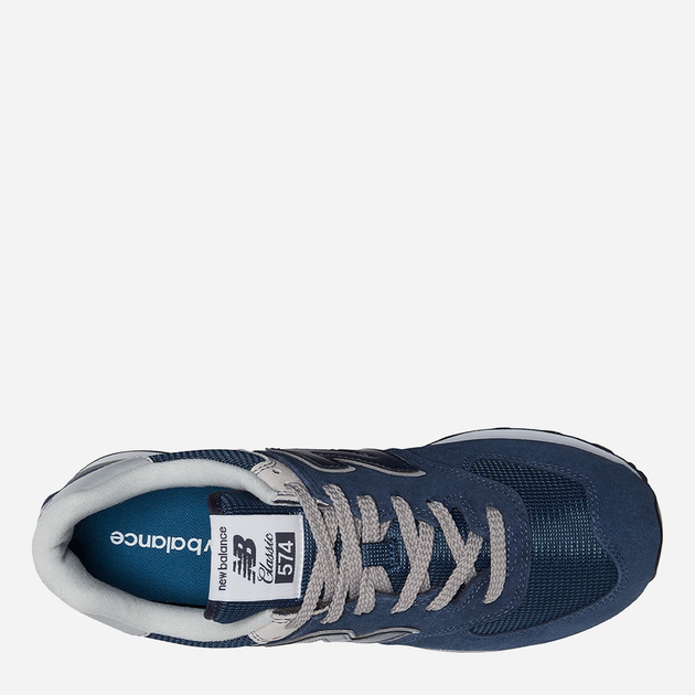 Чоловічі кросівки New Balance 574 ML574EVN 42.5 (9US) Темно-сині (195907806005) - зображення 5