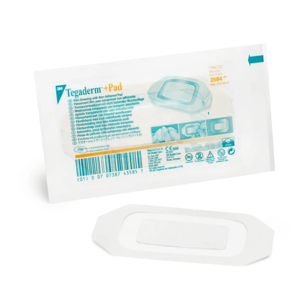 Лейкопластир 6 х 10 (2,5 х 6) Tegaderm +Pad 3M Tegaderm™ (3584) - зображення 2