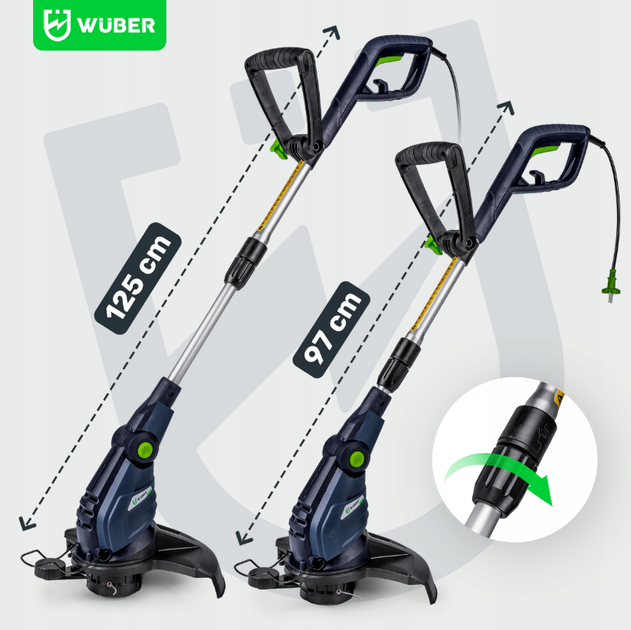 Електрична коса 450Вт Wuber - Фото 7 Електрична коса 450Вт Wuber - зображення 7