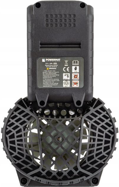 Воздуходувка аккумуляторная 21V 2x2Ah Powermat - изображение 7