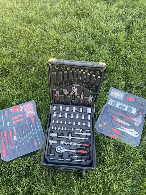 Великий Набір інструментів у валізі Rainberg 399 предметів, інструменти, набір інструментів - зображення 4