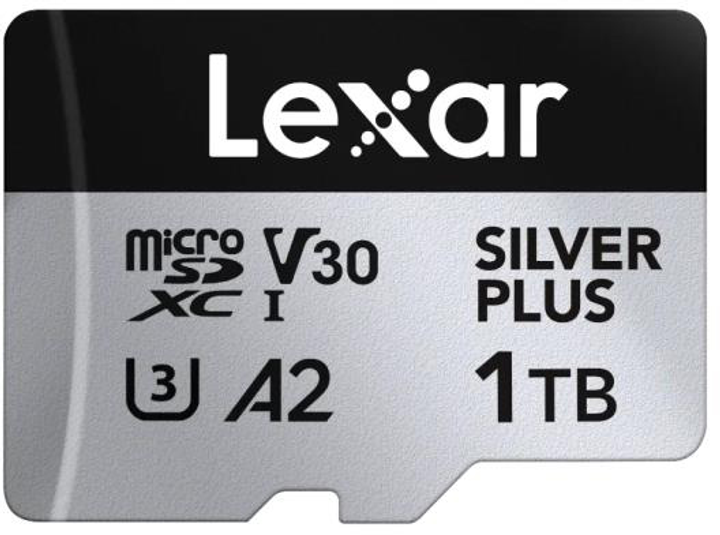 Карта памяти Lexar Professional Silver Plus microSDXC 1TB UHS-I U3 V30 A2 (LMSSIPL001T-BNANG) - изображение 1