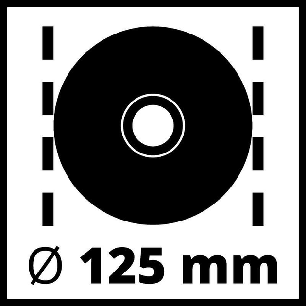Мощная угловая шлифмашина Einhell TE-AG 125 CE : 1100 Вт, диск 125 мм (4430860) SDRT_54430860 - изображение 6