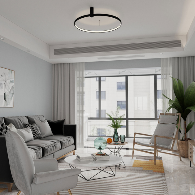 Стельовий світильник Light Prestige Ring S LP-909/1C S BK CCT - зображення 2