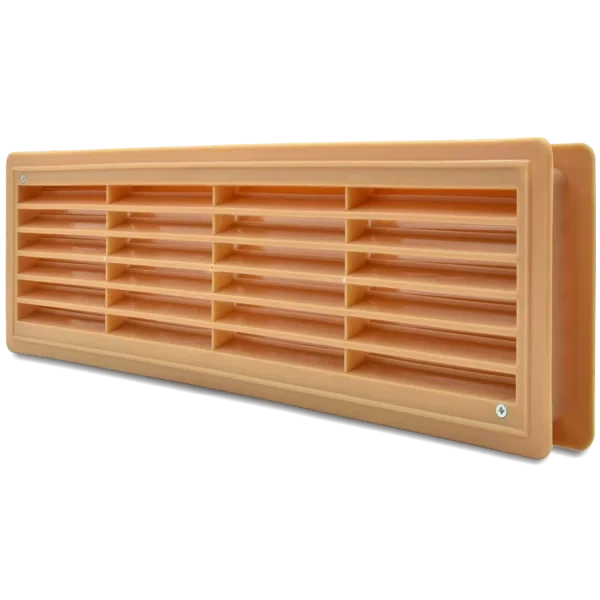 Вентиляционная решетка дверная пластиковая бежевая AirRoxy 115x430 beige 02-130 - Фото 1 Вентиляционная решетка дверная пластиковая бежевая AirRoxy 115x430 beige 02-130 - изображение 1
