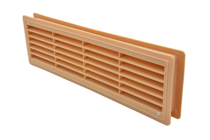 Вентиляционная решетка дверная пластиковая бежевая AirRoxy 115x430 beige 02-130 - Фото 2 Вентиляционная решетка дверная пластиковая бежевая AirRoxy 115x430 beige 02-130 - изображение 2