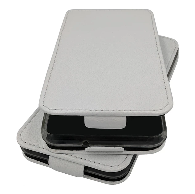 Чехол из натуральной кожи Logarm Genuine Leather Flip для Nokia Lumia 730 Белый - изображение 4