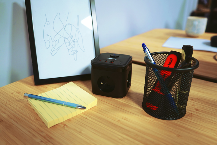 Przedłużacz Huslog HUS1002 Cube Extension Cord PD 20W Black (OWN000065) - obraz 13