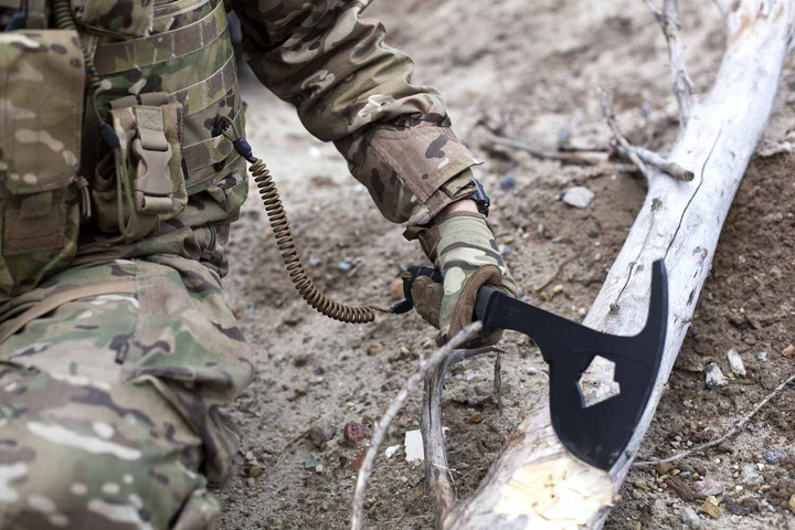 Шнур тренчик страхувальний кручений Петля-Карабін паракорд олива 982 MS - зображення 3