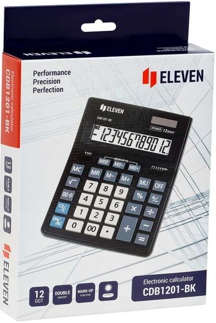Калькулятор Eleven (CDB1201-BK) - зображення 6