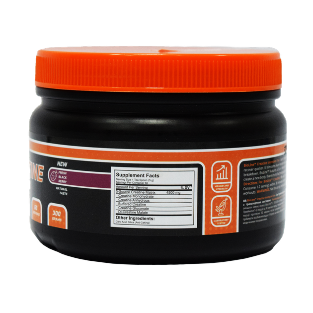Креатин BioLine Nutrition 9032 0.3 кг Мохито. - изображение 4