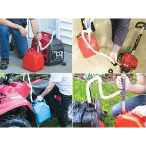 Насос автоматичний для перекачування рідин Turbo Pump Апарат для переливання палива - изображение 2
