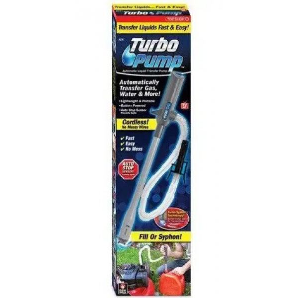Насос автоматичний для перекачування рідин Turbo Pump Апарат для переливання палива - изображение 10