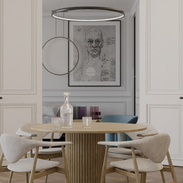 Lampa wisząca Light Prestige Midway LP-033/1P S BK Triangle - obraz 4