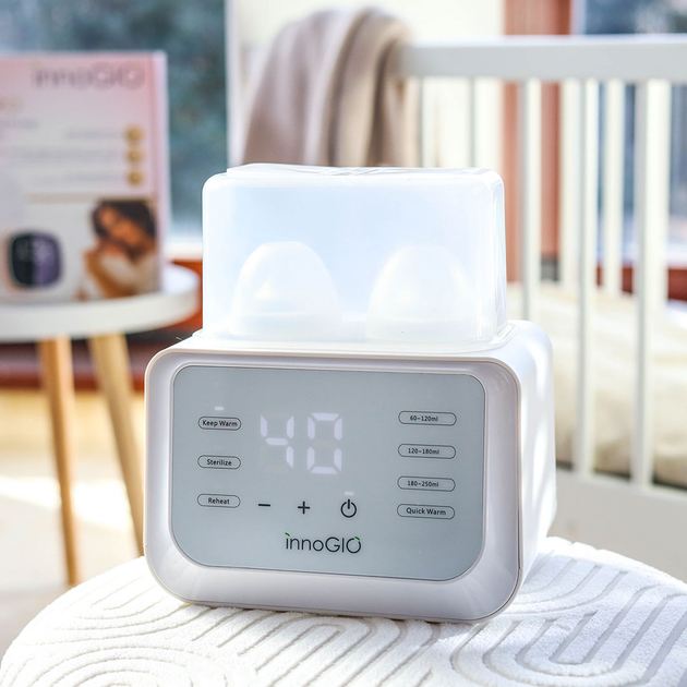 Podgrzewacz i sterylizator do butelek Innogio GIOwarm Fast Duo GIO-375 (5904405021026) - obraz 4
