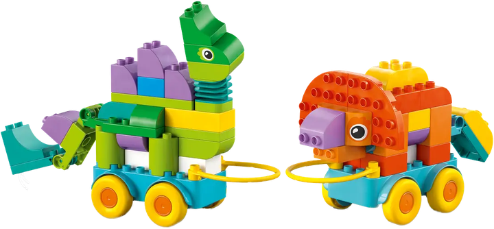 Конструктор LEGO Duplo Динозаври на колесах 3в1 108 елементів (10451) - зображення 4