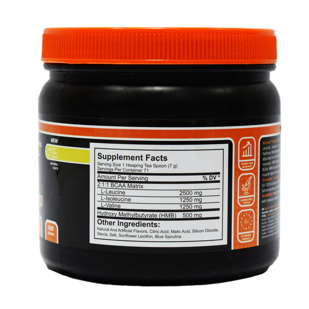 Аминокислота HMB-STACKED BCAA 2:1:1 BioLine Nutrition 9072 капсули - изображение 3