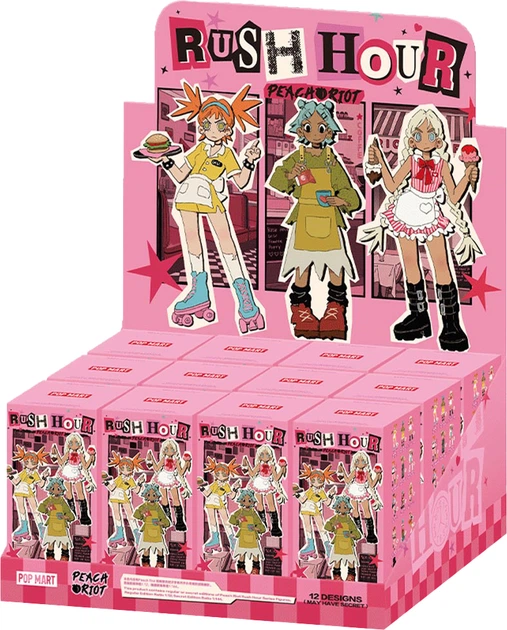 ミ*い様 コスメまとめ売り♡⑧ Игрушка-сюрприз Pop Mart с коллекционной фигуркой Peach Riot Rush