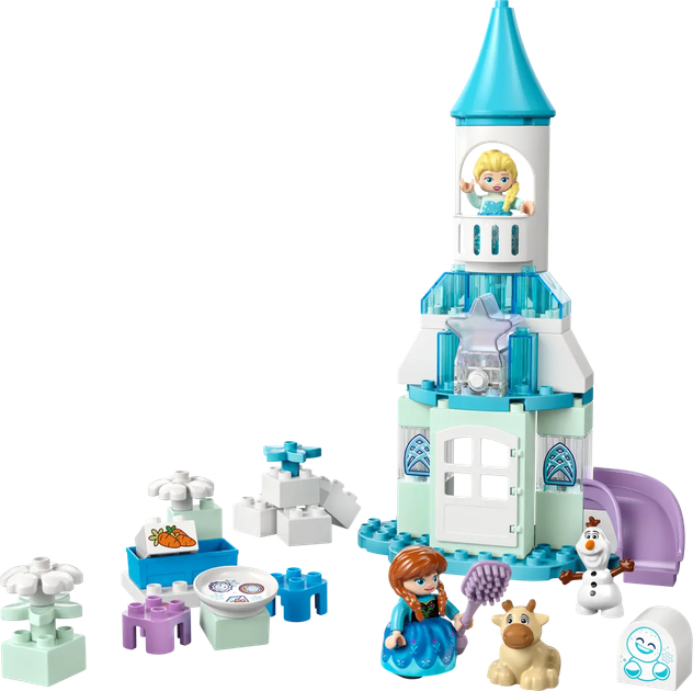 Zestaw klocków LEGO Duplo Przyjęcie w lodowym zamku Anny i Elzy 54 elementy (10455) - obraz 2