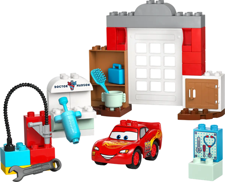 Zestaw klocków LEGO Duplo Wizyta McQueena w warsztacie Wójta 35 elementów (10456) - obraz 2