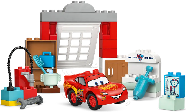 Конструктор LEGO Duplo Візит МакКвіна до майстерні мера 35 елементів (10456) - зображення 3