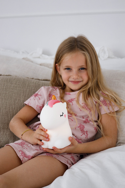 Lampka nocna silikonowa Innogio GIOlittle Unicorn GIO-142 (5904405021446) - obraz 4