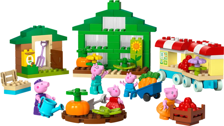 Конструктор LEGO Duplo Сад і теплиця дідуся Свинки 102 елемента (10461) - зображення 2