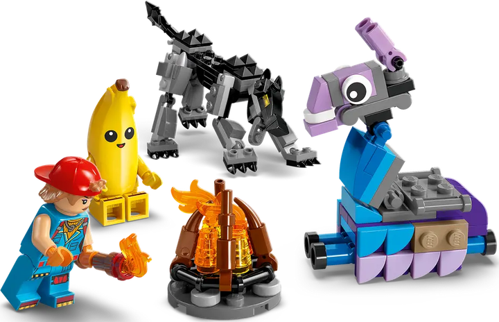 Zestaw klocków LEGO Fortnite Skórek i Iskra oraz obóz 250 elementów (77075) - obraz 6