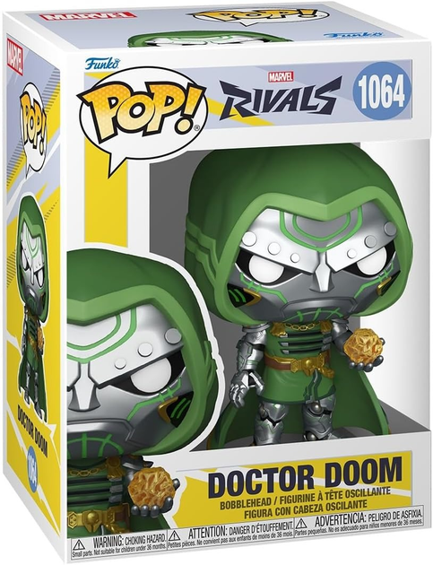 Figurka Funko pop! Games: Marvel Rivals - Doctor Doom 9.9 cm 1064 (83991) (0889698839914) - obraz 1